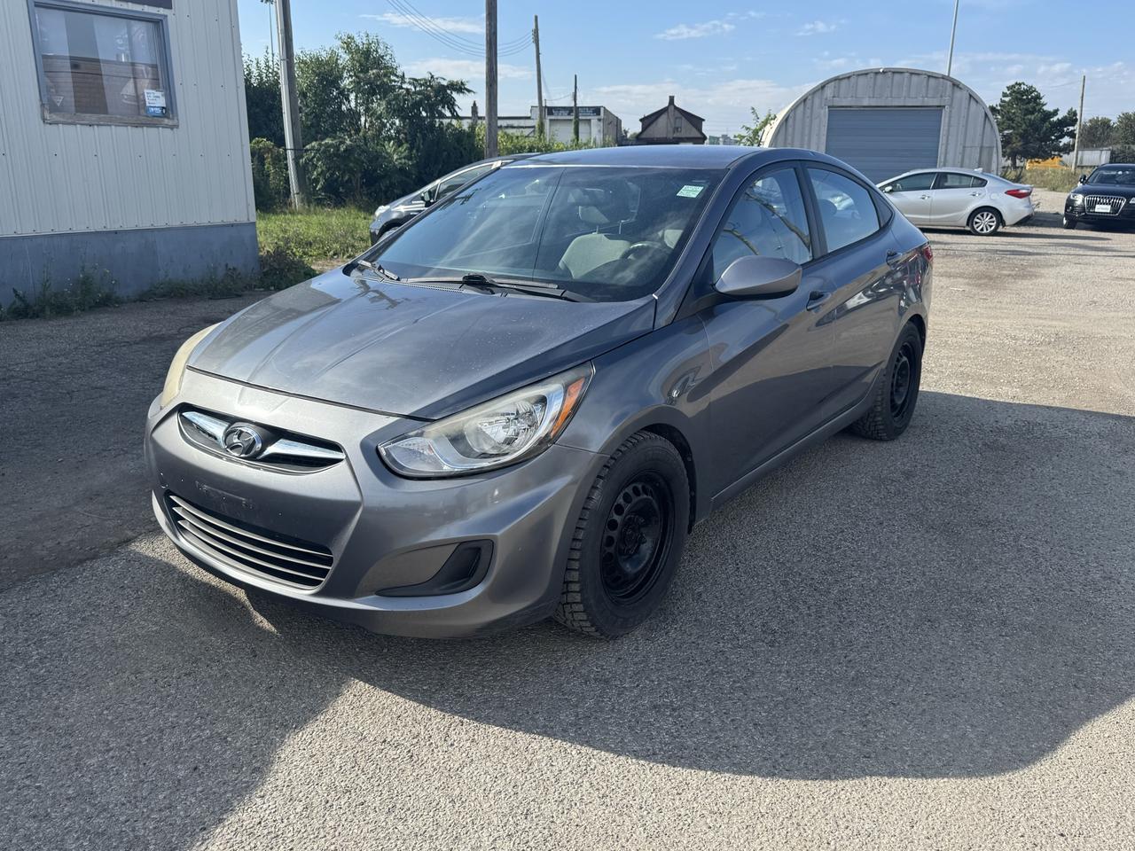 Gray 2013 Hyundai Accent Sedan Automatic