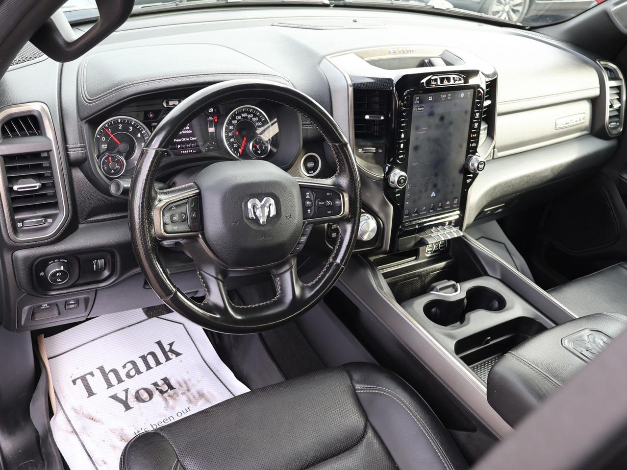 2022 RAM 1500 HEMI SPORT 4WD CREW *SERVICE RECORDS* NAV 360 CAMERA COOL/HEAT LEATHER SENSORS Photo