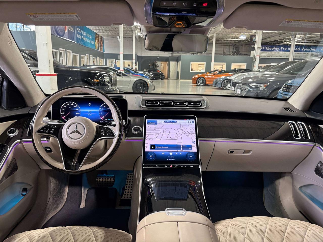 2022 Mercedes-Benz S-Class S580|4MATIC|CREAMLEATHER|REARTABLET|HUD|RECLINE|+ Photo