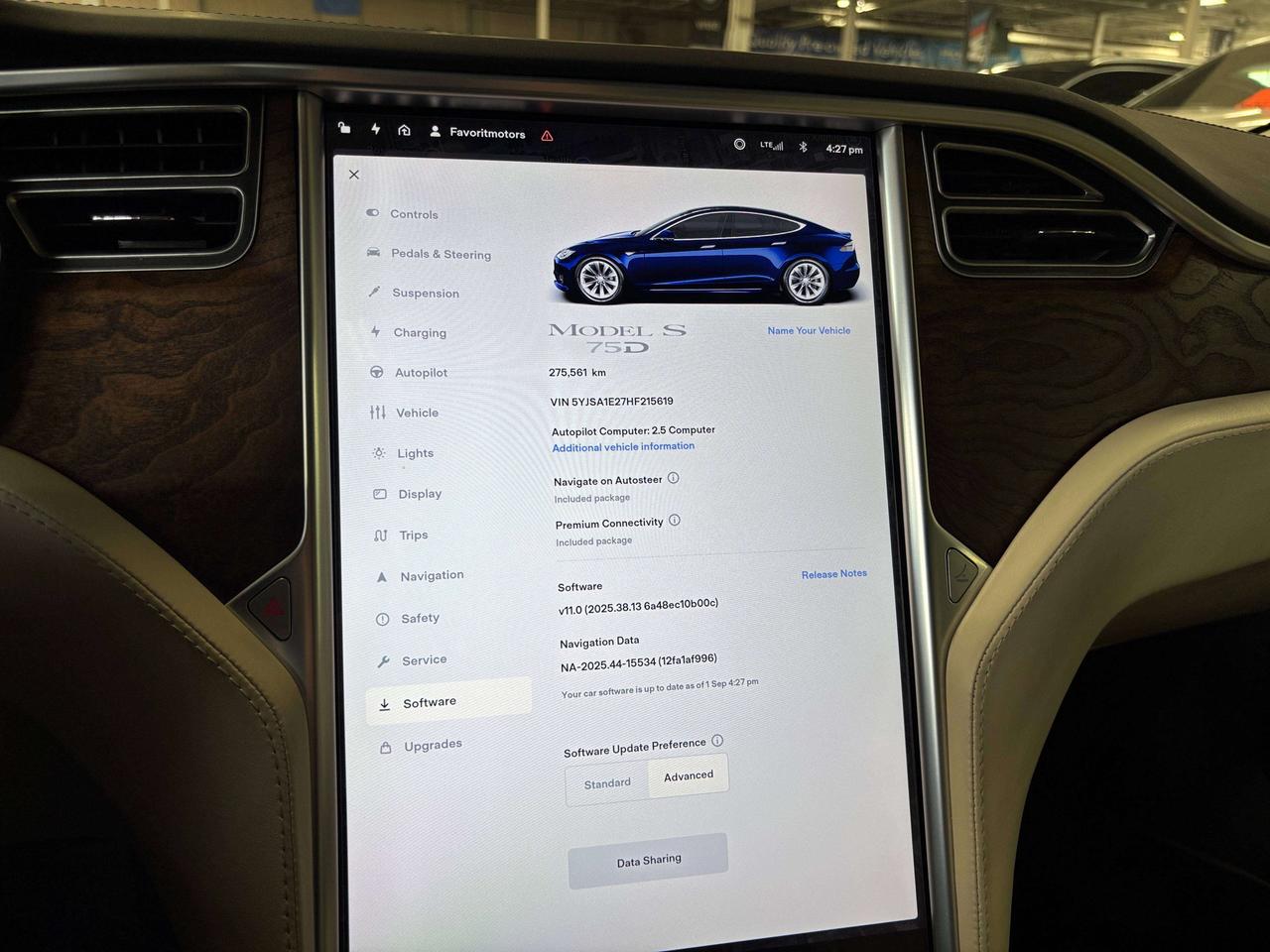 2017 Tesla Model S 75D| NAVIGATE ON AUTOSTEER | BIODEFENSE | AIRSUSP Photo