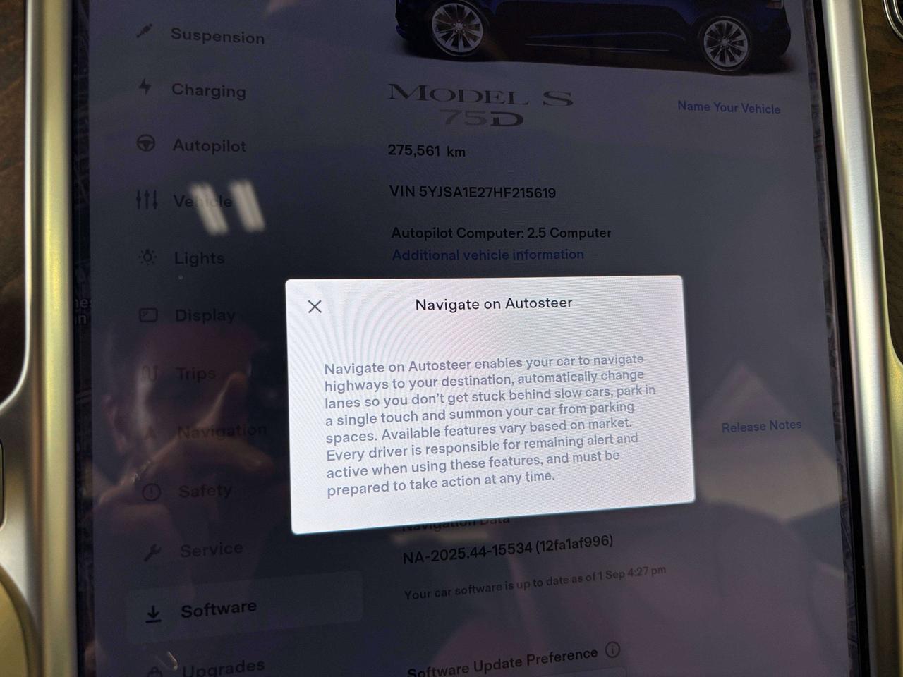 2017 Tesla Model S 75D| NAVIGATE ON AUTOSTEER | BIODEFENSE | AIRSUSP Photo