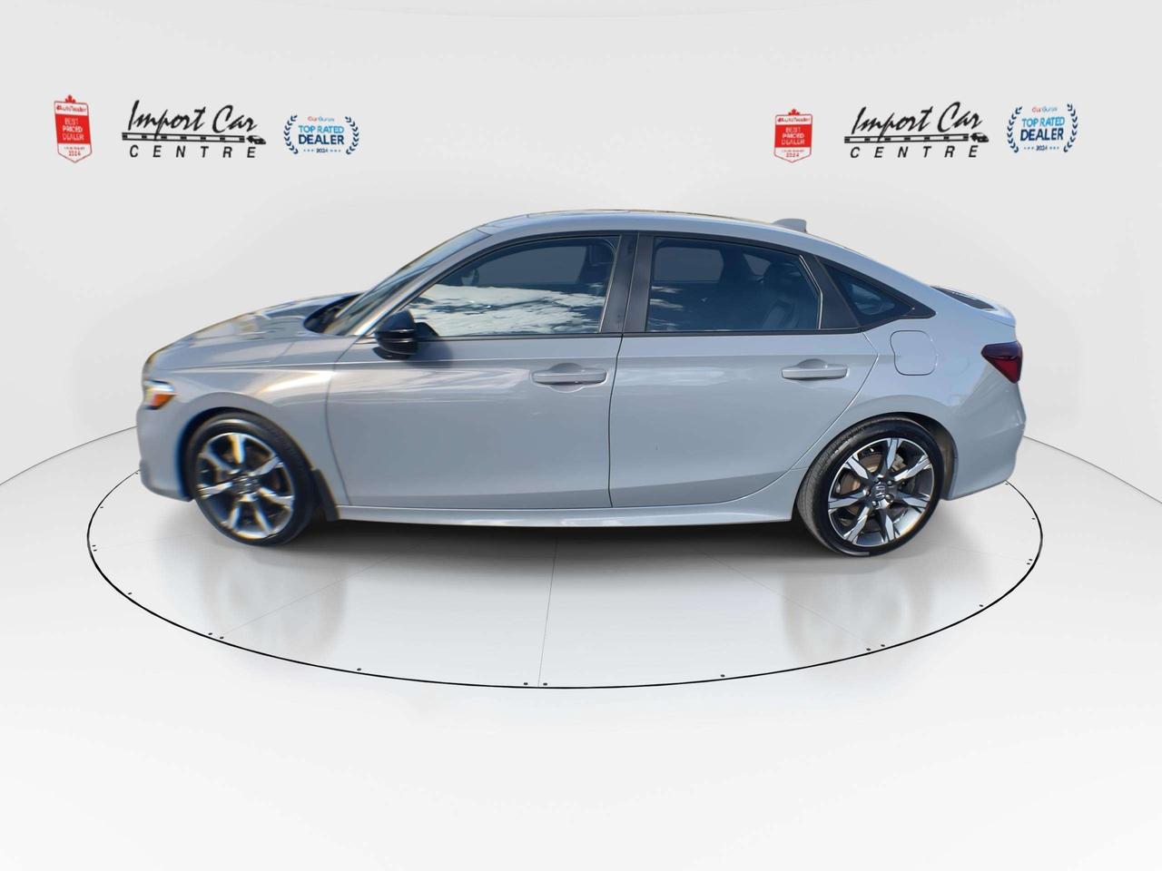 2025 Honda Civic Sport Touring HYBRID!!  LEATHER, BOSE SOUND, ROOF, NAVI, BLIS, BK. CAM, ALLOYS Photo4