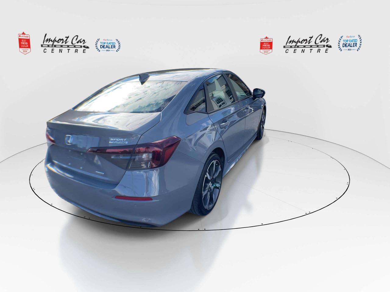 2025 Honda Civic Sport Touring HYBRID!!  LEATHER, BOSE SOUND, ROOF, NAVI, BLIS, BK. CAM, ALLOYS Photo
