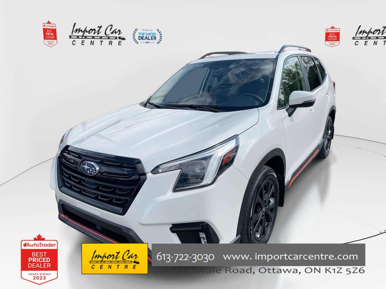2024 Subaru Forester Sport SPORT, PANO. ROOF, HTD. SEATS, BLIS, BK. CAM, ALLOYS Photo0