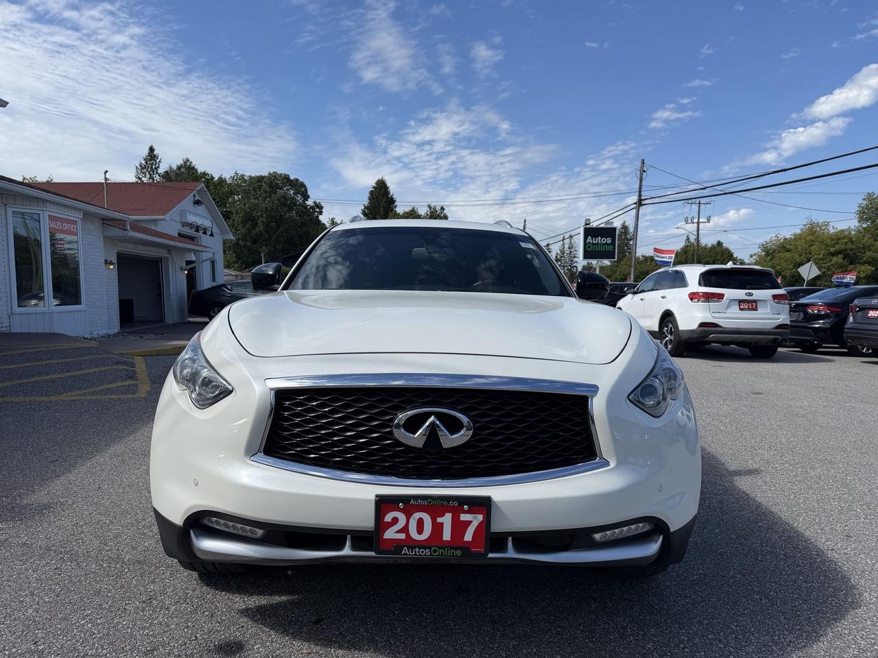 2017 Infiniti QX70 LIMITED-NAV-SUNROOF-DRIVE ASSIST-HEATED AC LEATHER SEATS Photo