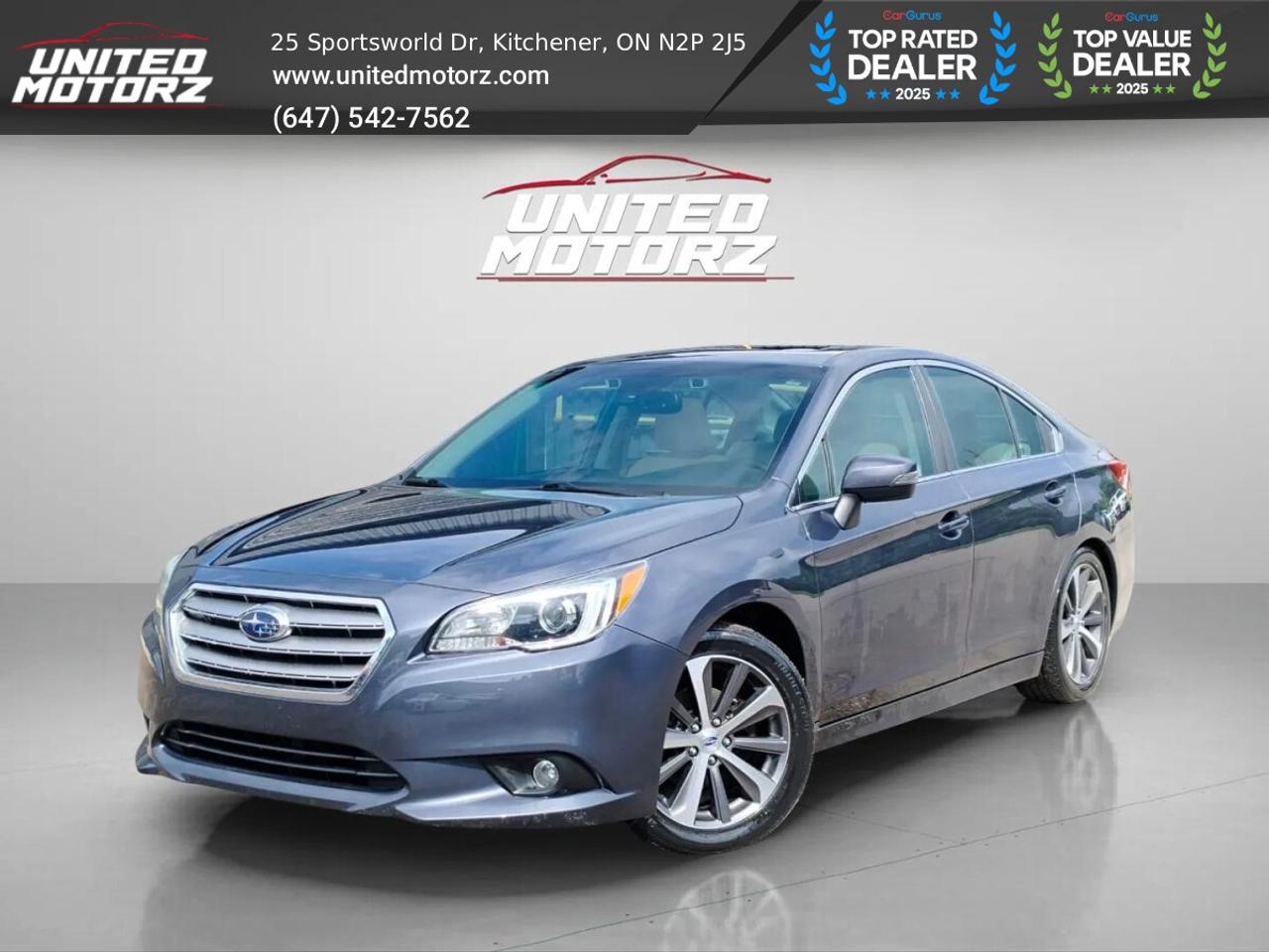 2015 Subaru Legacy CVT w/Limited & Tech Pkg AWD 2.5L~CERTIFIED~ Photo