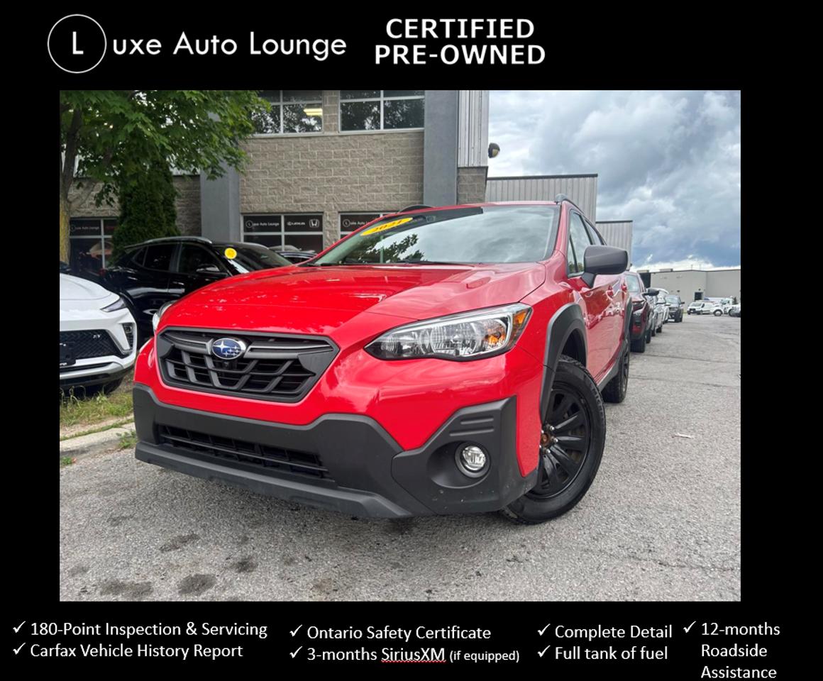 Red 2021 Subaru Crosstrek SUV / Crossover  Continuously Variable Transmission
