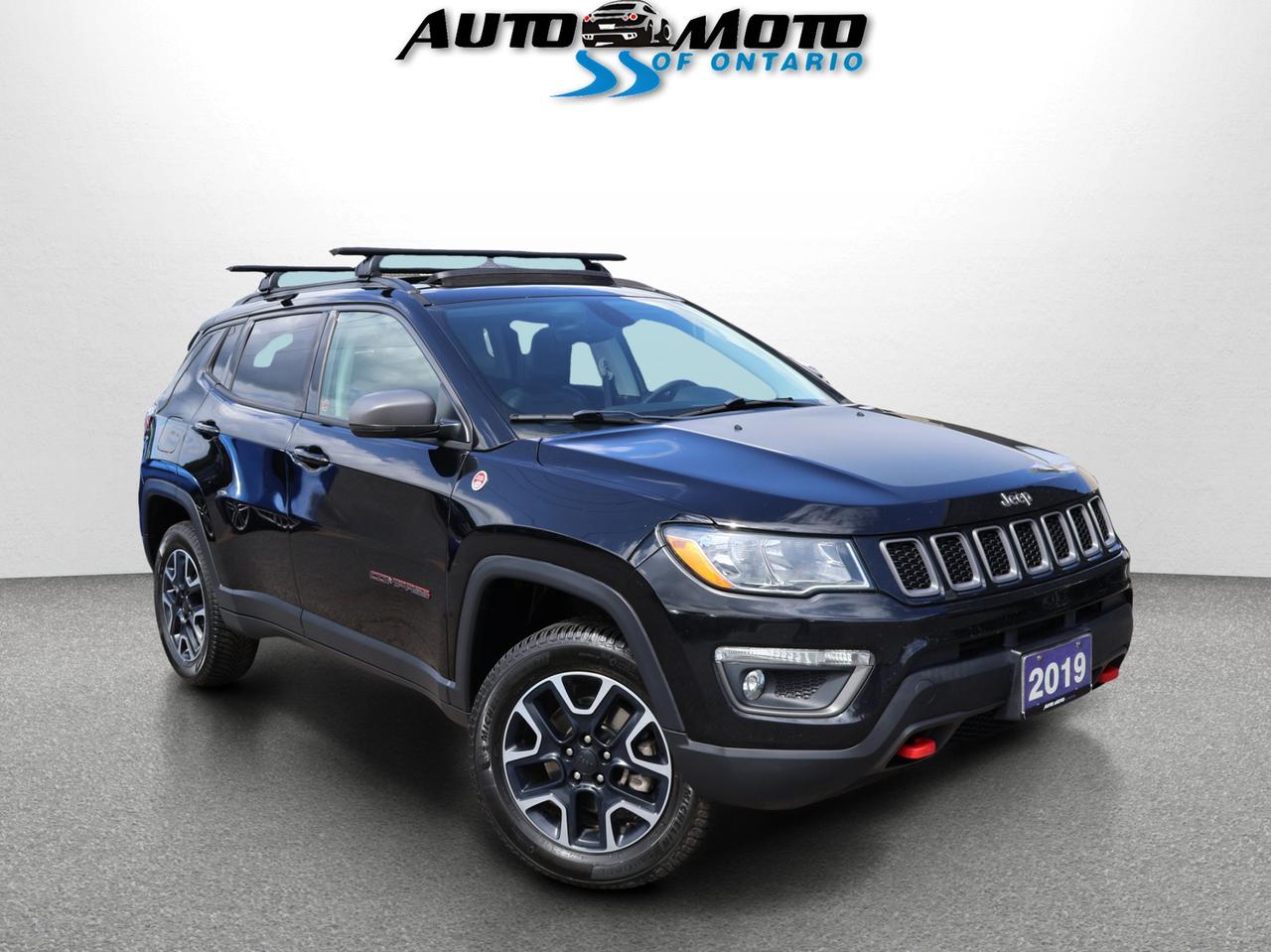 2019 Jeep Compass TRAILHAWK 4WD CRTIFIED *ACCIDENT FREE*1 OWNER* CAMERA NAV BLUETOOTH LEATHER HEATED SEATS PANO ROOF CRUISE ALLOYS - Photo #1
