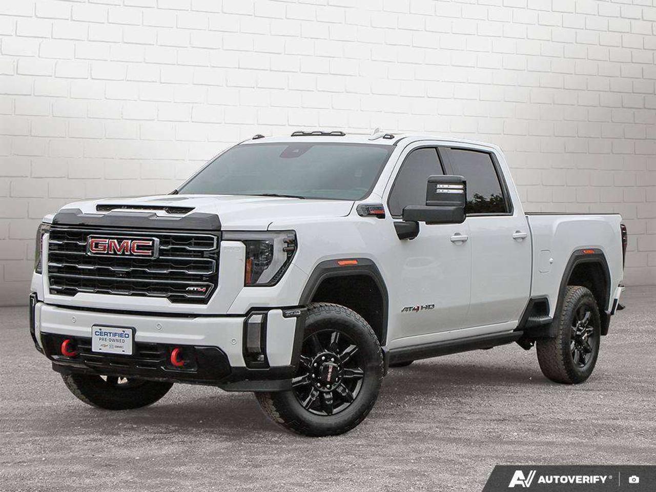 2024 GMC Sierra 3500HD AT4 PREMIUM PLUS, 6.6L V8, 4X4, ALLOYS, LEATHER, BOSE, HUD, 1-OWNER, MACMASTER ORIGINAL, CERTIFIED PREOWNED! Photo0