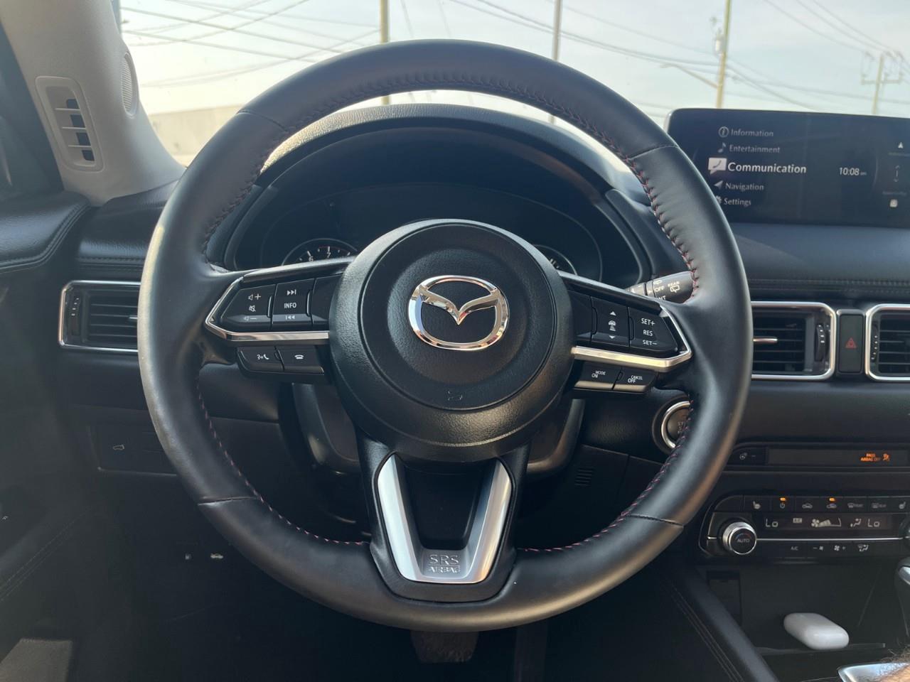 2025 Mazda CX-5 Kuro Rear Cross Traffic Alert | Bold Red Leatherette Interior | One Owner Photo