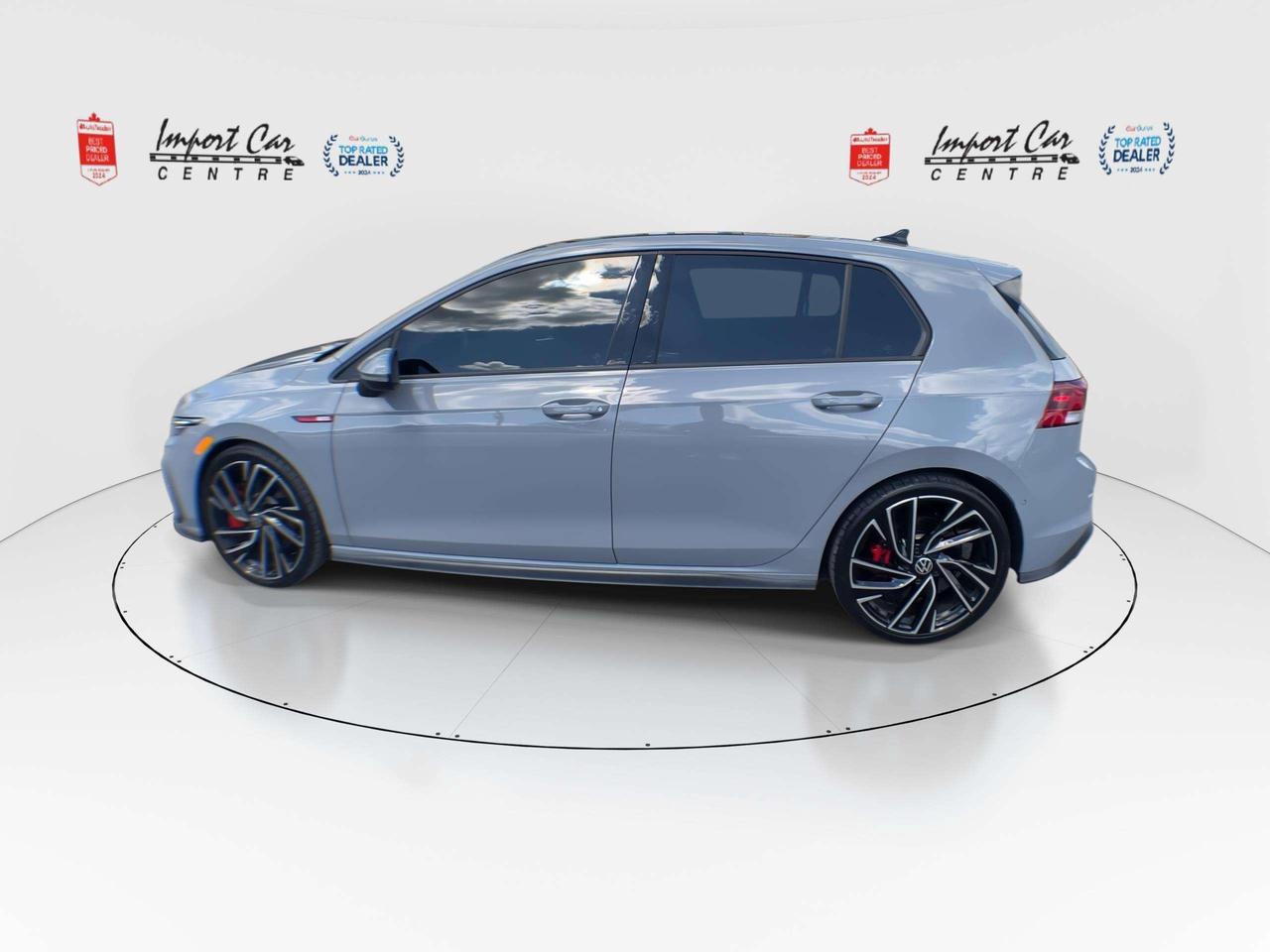 2024 Volkswagen Golf GTI Performance PERFORMANCE, RAIL TO RAIL ROOF, HEADS UP, HARMAN KARDON, NAVI, LEATHER, PANO. ROOF, BLIS, HTD. & VEN Photo