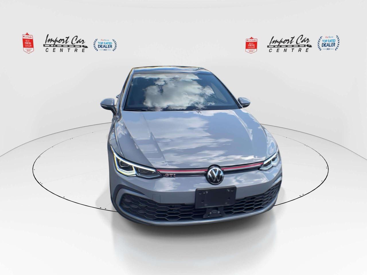 2024 Volkswagen Golf GTI Performance PERFORMANCE, RAIL TO RAIL ROOF, HEADS UP, HARMAN KARDON, NAVI, LEATHER, PANO. ROOF, BLIS, HTD. & VEN Photo