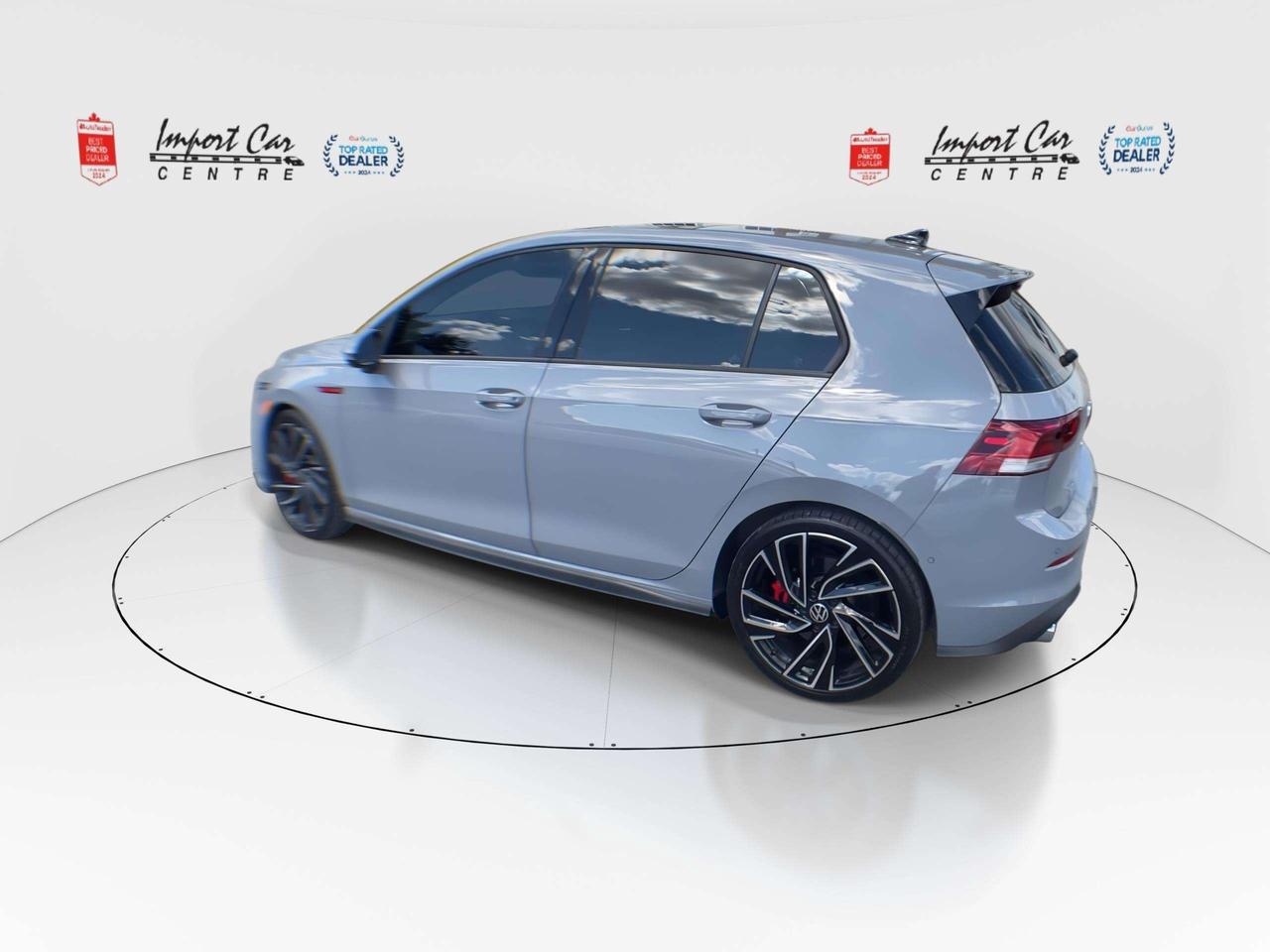 2024 Volkswagen Golf GTI Performance PERFORMANCE, RAIL TO RAIL ROOF, HEADS UP, HARMAN KARDON, NAVI, LEATHER, PANO. ROOF, BLIS, HTD. & VEN Photo