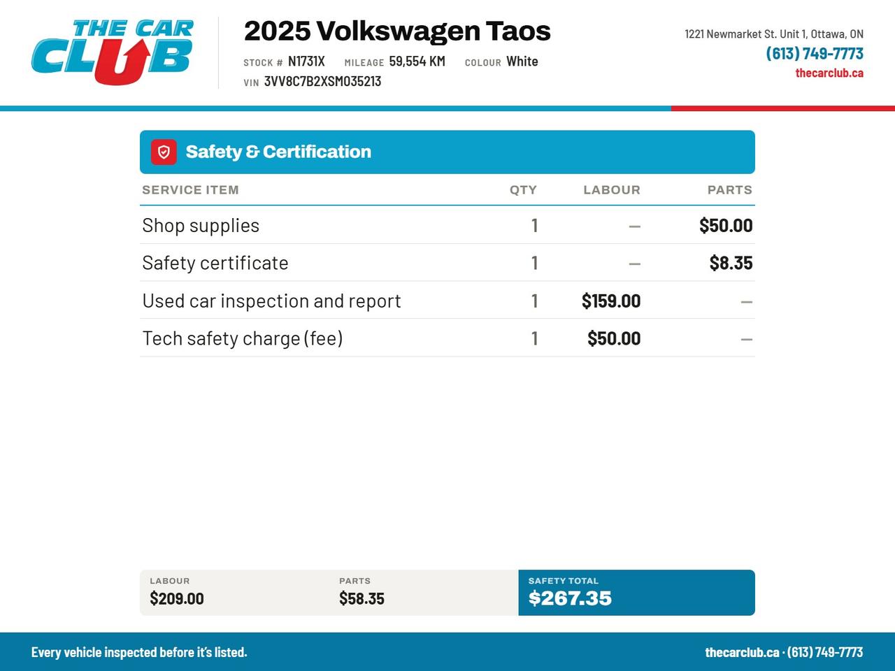 2025 Volkswagen Taos Trendline