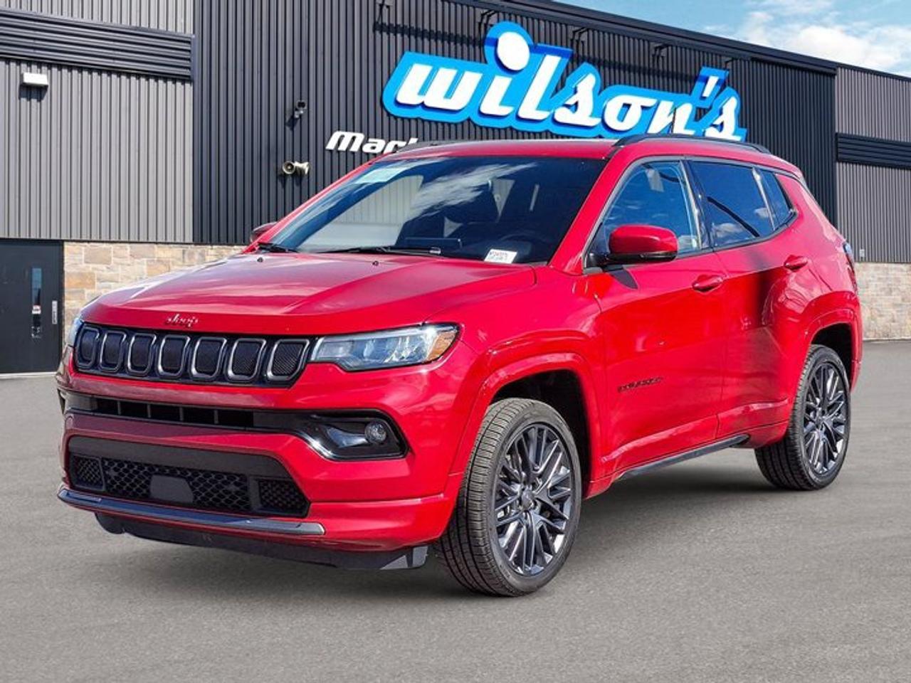 2022 Jeep Compass (RED) Edition Limited 4x4 | Leather | Panoramic Sunroof | Heated Seats + Steering | BSM | and More ! Photo