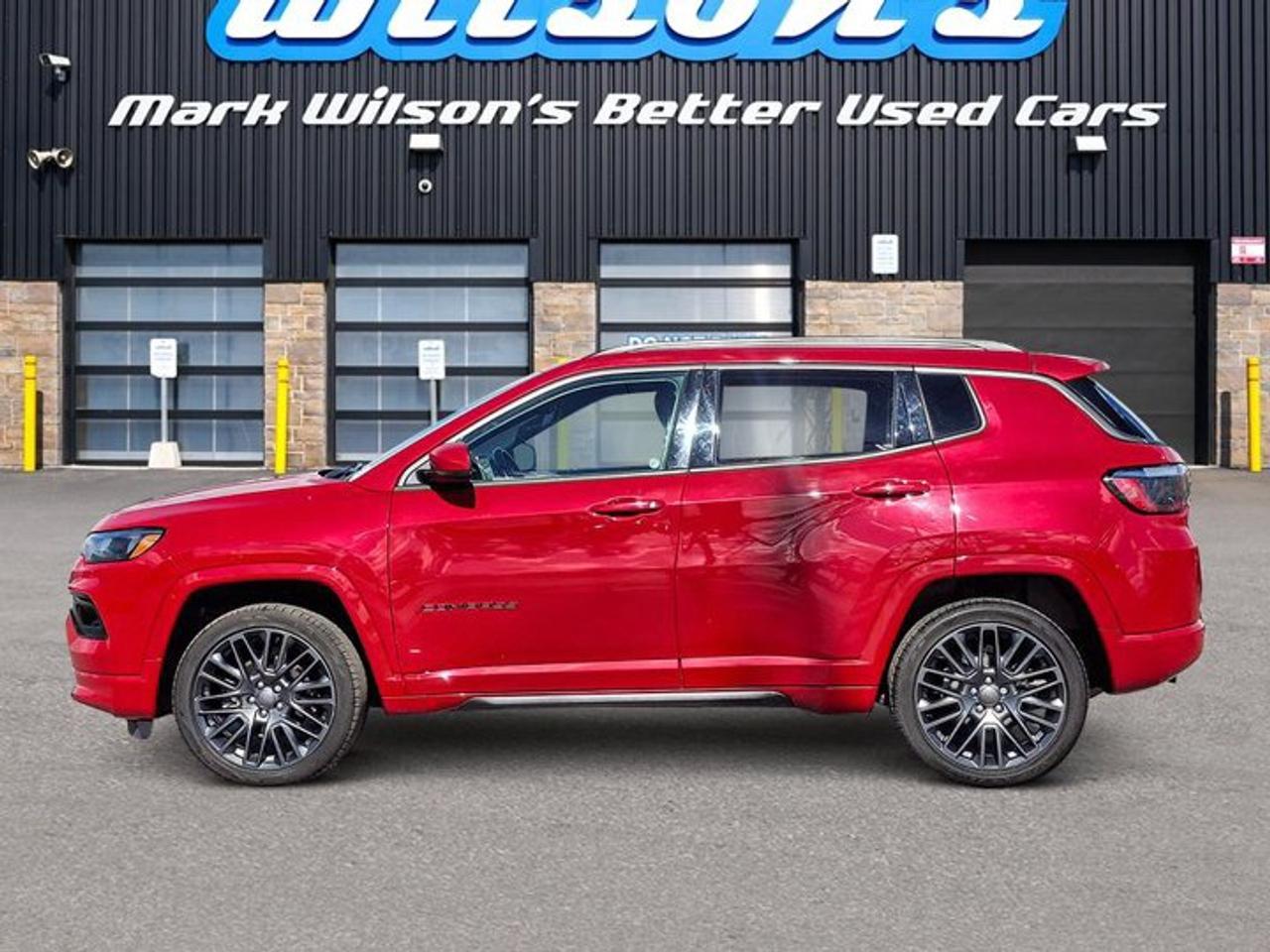 2022 Jeep Compass (RED) Edition Limited 4x4 | Leather | Panoramic Sunroof | Heated Seats + Steering | BSM | and More ! Photo