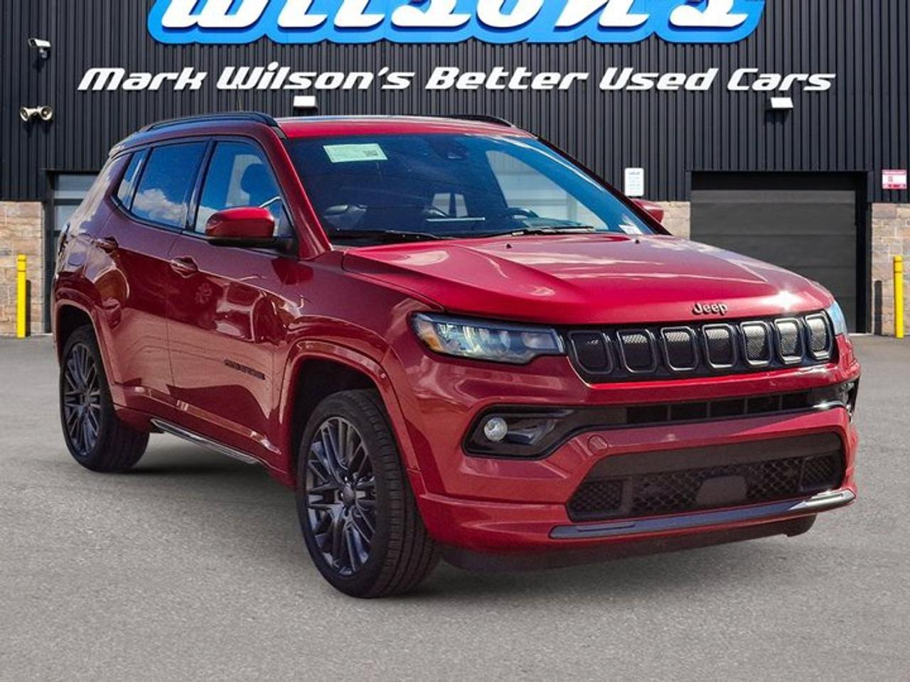 2022 Jeep Compass (RED) Edition Limited 4x4 | Leather | Panoramic Sunroof | Heated Seats + Steering | BSM | and More ! Photo