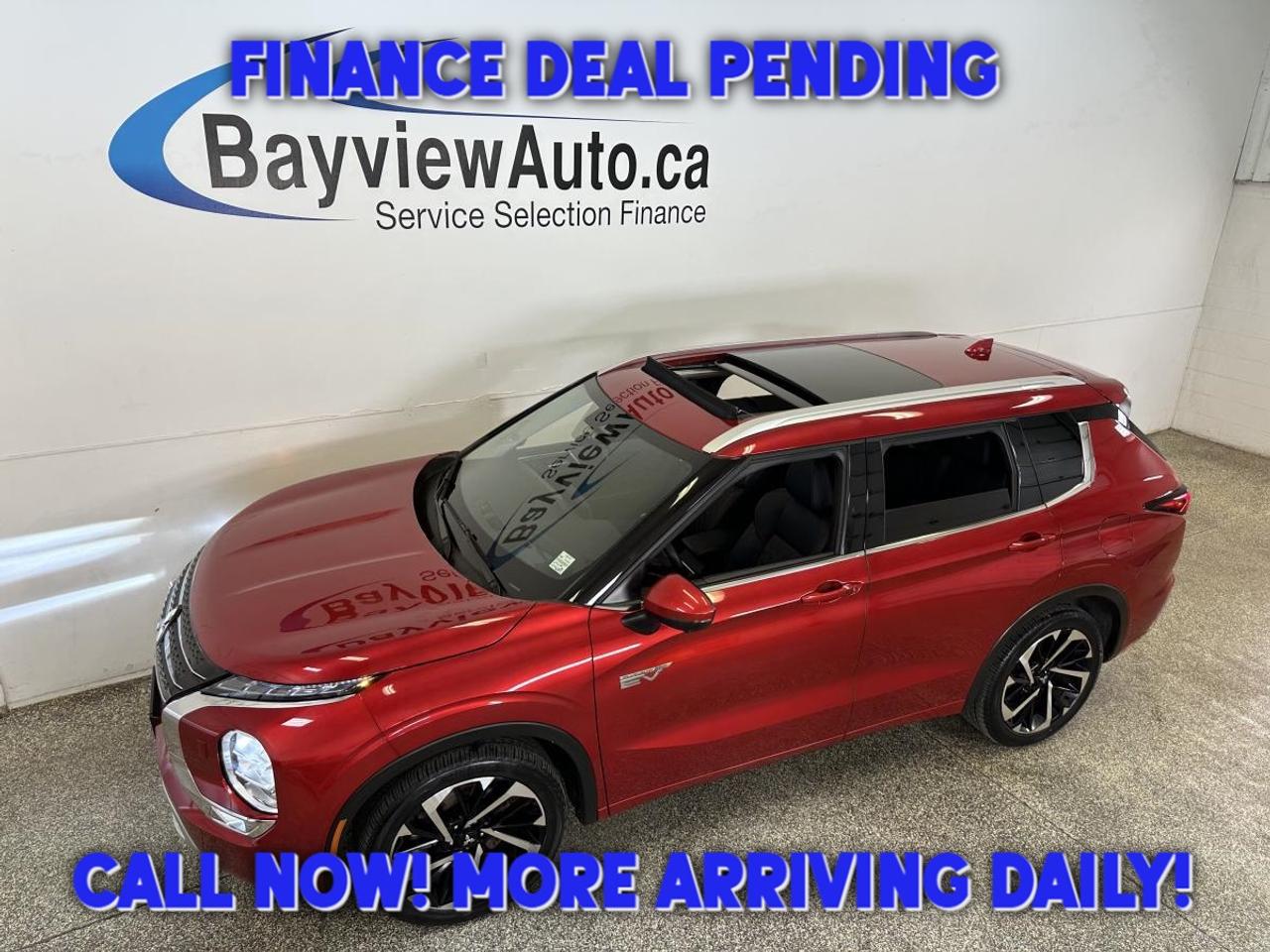 2024 Mitsubishi Outlander Plug-In Hybrid GT/HYBRID/33KM/7 PASS/LEATHER/ROOF/NAVI/OFF 1 OWNER LEASE! Photo