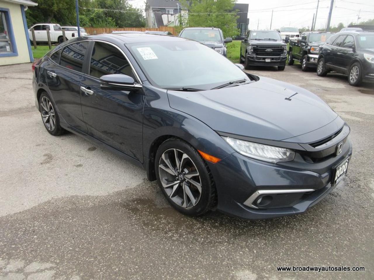 2020 Honda Civic POWER EQUIPPED TOURING-EDITION 5 PASSENGER 1.5L - TURBO.. NAVIGATION.. POWER SUNROOF.. LEATHER.. HEATED SEATS.. ECON-MODE-PACKAGE.. Photo