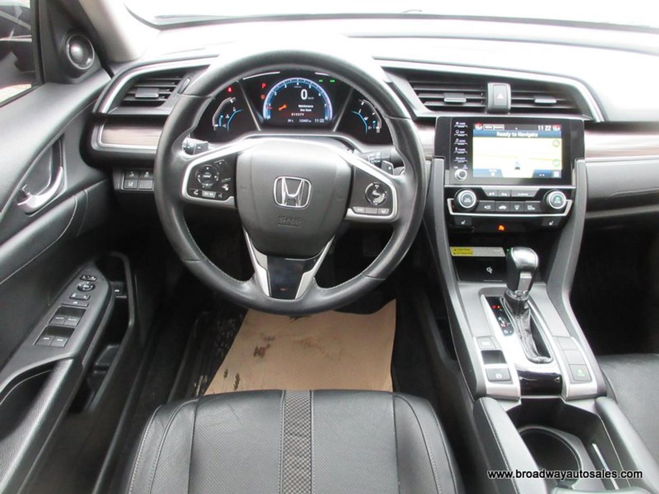 2020 Honda Civic POWER EQUIPPED TOURING-EDITION 5 PASSENGER 1.5L - TURBO.. NAVIGATION.. POWER SUNROOF.. LEATHER.. HEATED SEATS.. ECON-MODE-PACKAGE.. Photo