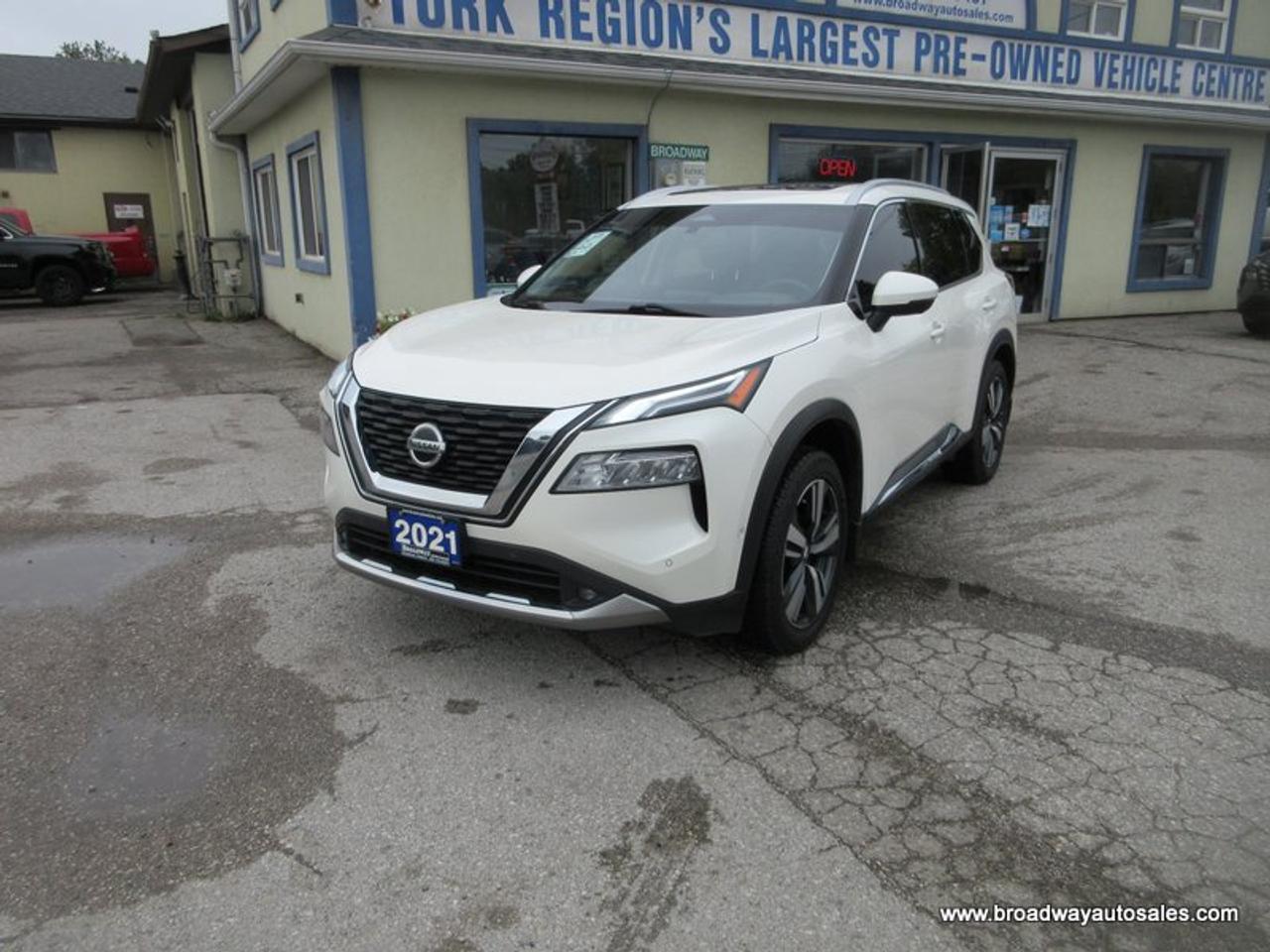 2021 Nissan Rogue ALL-WHEEL DRIVE PLATINUM-PACKAGE 5 PASSENGER 2.5L - DOHC.. NAVIGATION.. PANORAMIC SUNROOF.. LEATHER.. HEATED SEATS & WHEEL.. POWER TAILGATE.. Photo