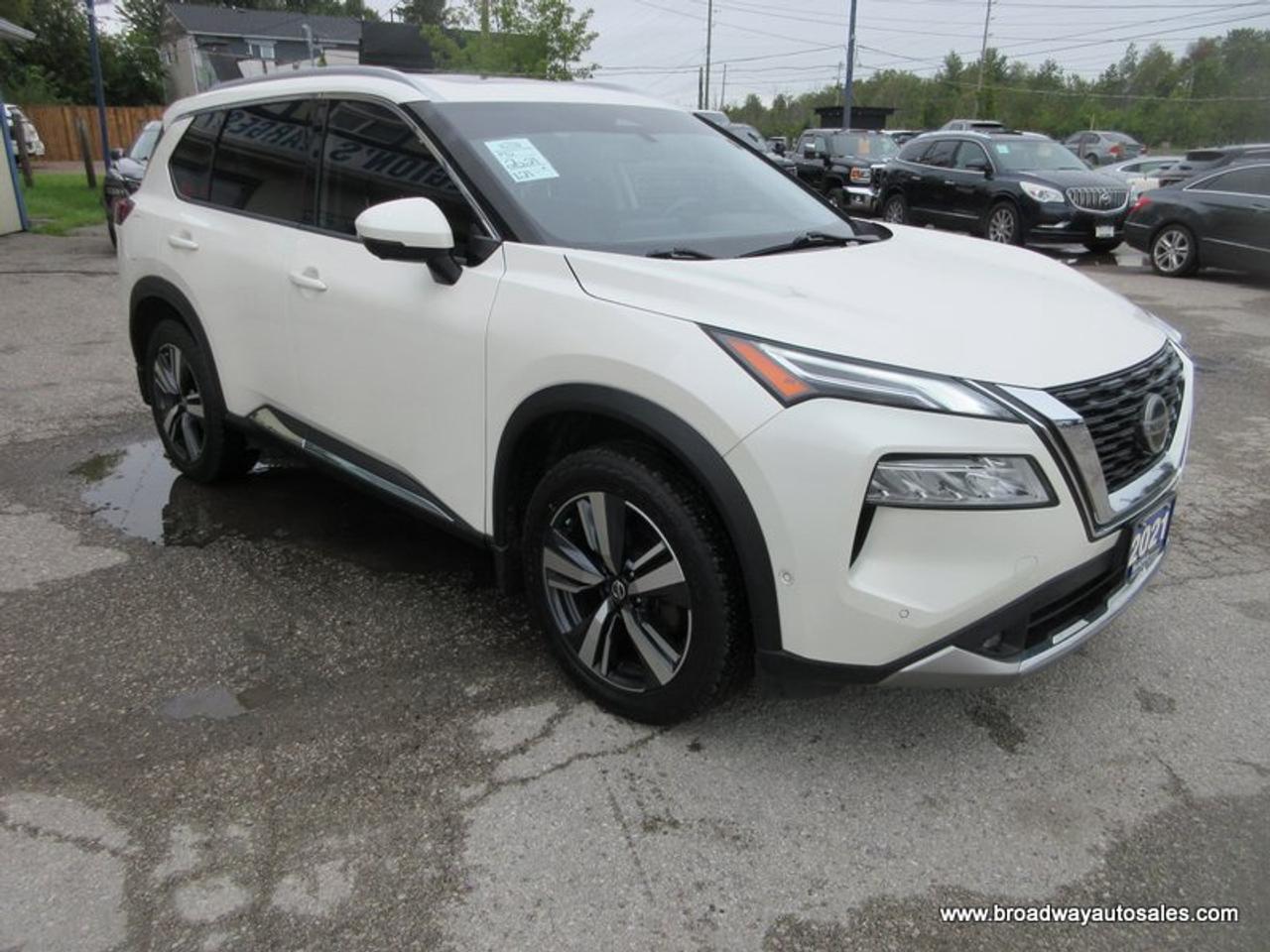 2021 Nissan Rogue ALL-WHEEL DRIVE PLATINUM-PACKAGE 5 PASSENGER 2.5L - DOHC.. NAVIGATION.. PANORAMIC SUNROOF.. LEATHER.. HEATED SEATS & WHEEL.. POWER TAILGATE.. Photo