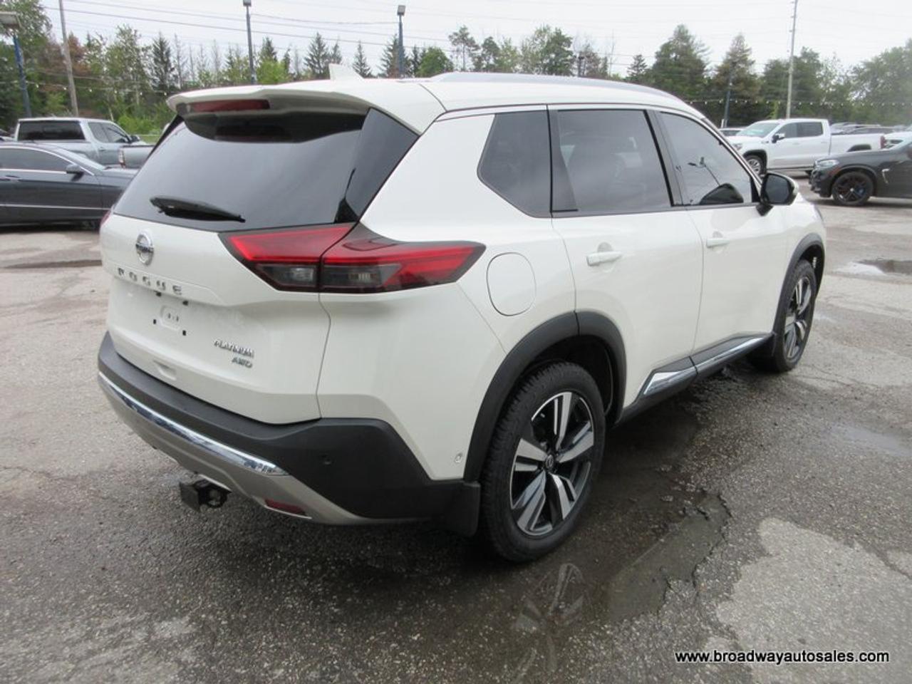 2021 Nissan Rogue ALL-WHEEL DRIVE PLATINUM-PACKAGE 5 PASSENGER 2.5L - DOHC.. NAVIGATION.. PANORAMIC SUNROOF.. LEATHER.. HEATED SEATS & WHEEL.. POWER TAILGATE.. Photo