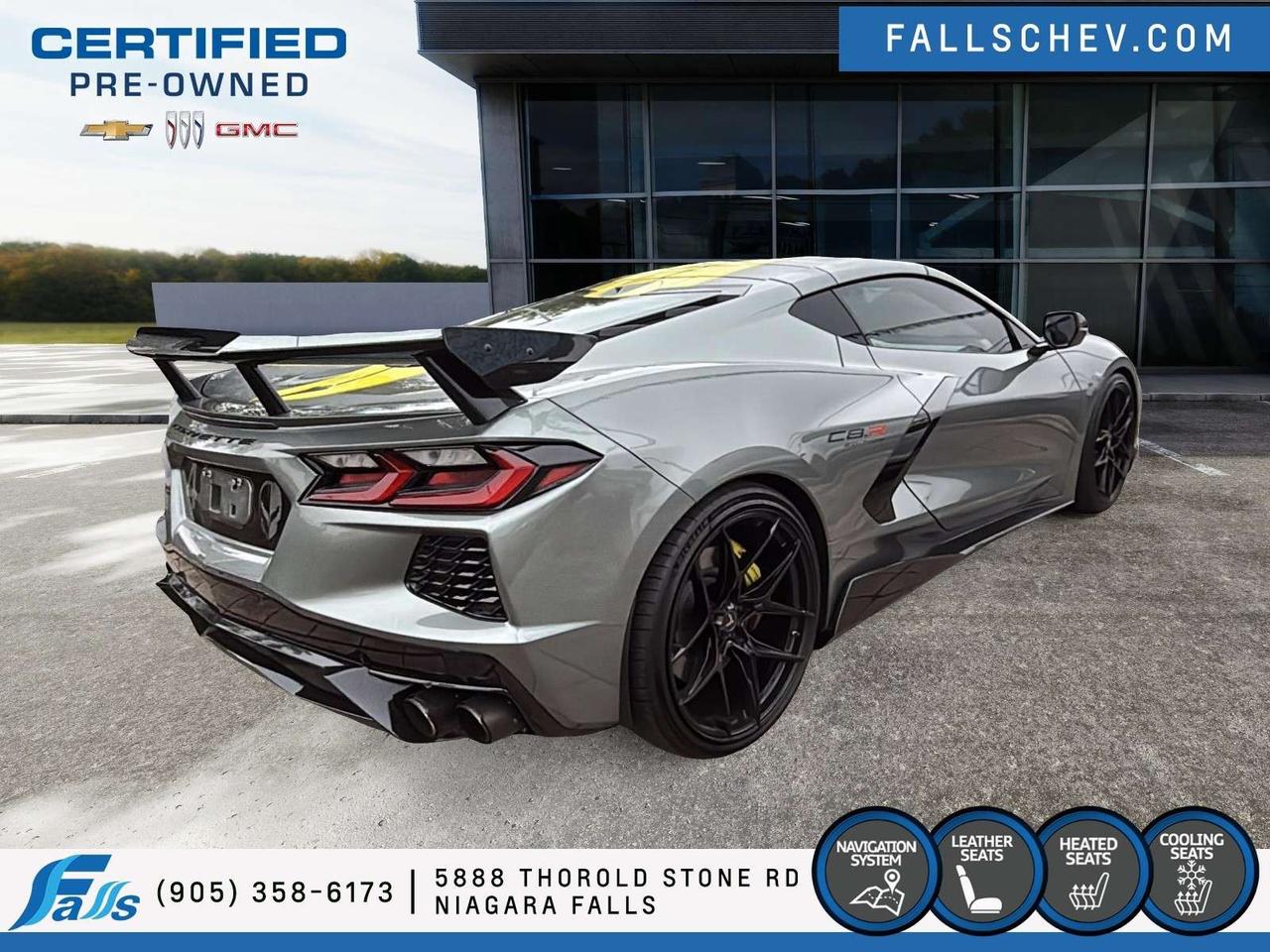 2022 Chevrolet Corvette Stingray C8-R,COUPE,3LT,LEATHER,NAV,VENTED SEATS Photo2