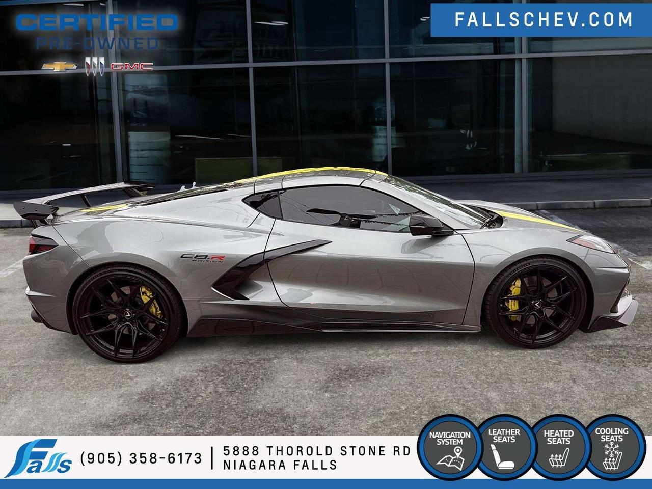 2022 Chevrolet Corvette Stingray C8-R,COUPE,3LT,LEATHER,NAV,VENTED SEATS Photo
