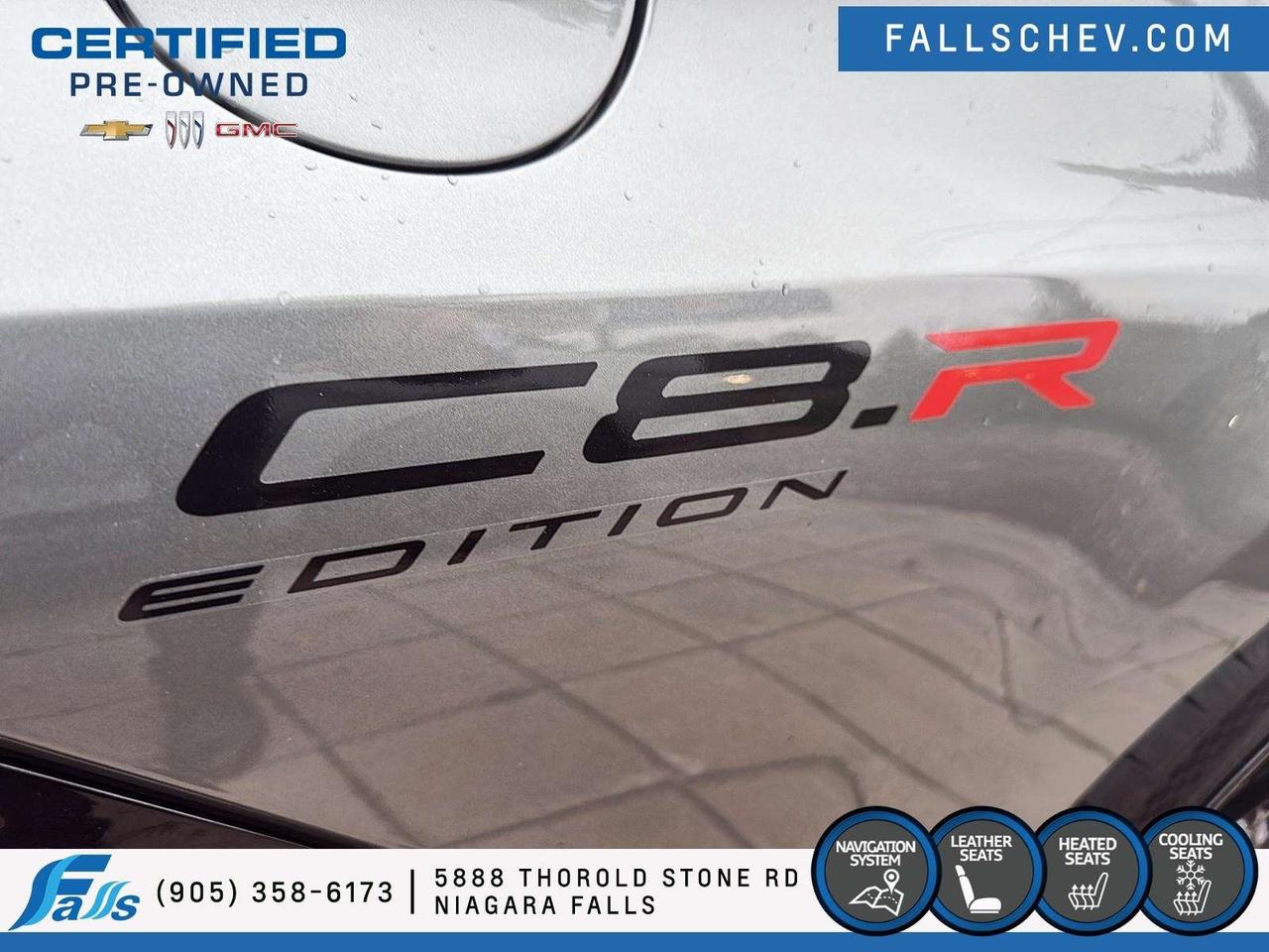 2022 Chevrolet Corvette Stingray C8-R,COUPE,3LT,LEATHER,NAV,VENTED SEATS Photo
