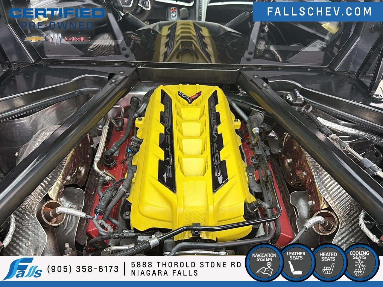 2022 Chevrolet Corvette Stingray C8-R,COUPE,3LT,LEATHER,NAV,VENTED SEATS Photo