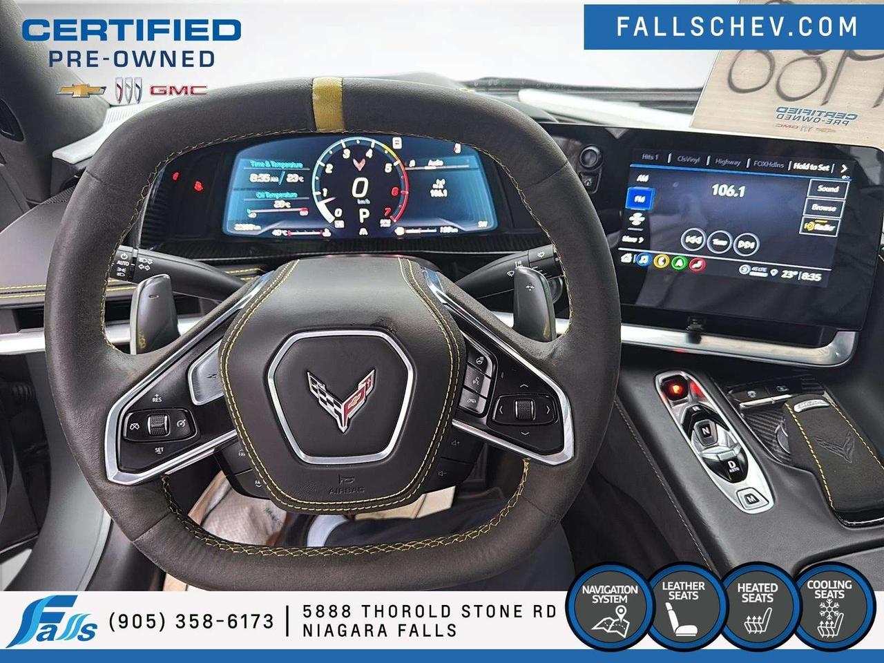 2022 Chevrolet Corvette Stingray C8-R,COUPE,3LT,LEATHER,NAV,VENTED SEATS Photo