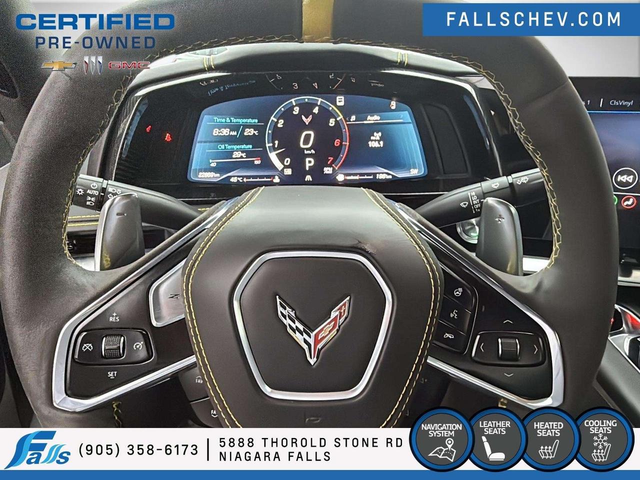 2022 Chevrolet Corvette Stingray C8-R,COUPE,3LT,LEATHER,NAV,VENTED SEATS Photo