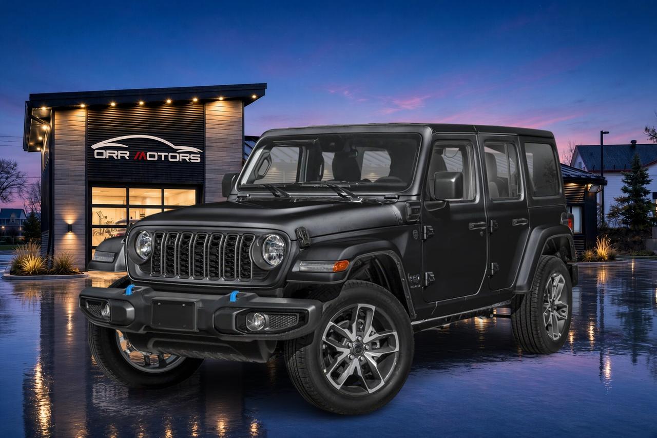 Black 2024 Jeep Wrangler 4xe SUV / Crossover Four-Wheel Drive 8-Speed Automatic