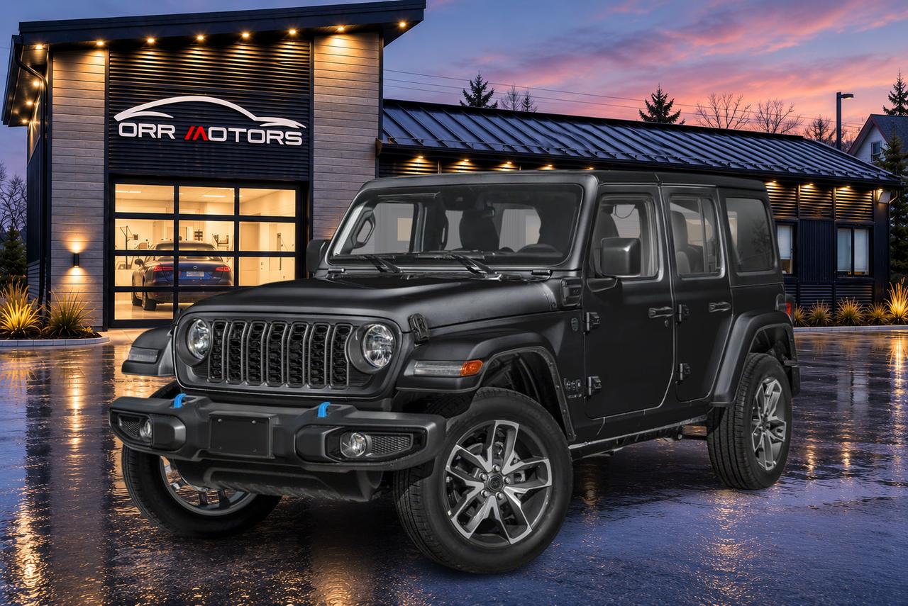 Black 2024 Jeep Wrangler 4xe SUV / Crossover Four-Wheel Drive 8-Speed Automatic