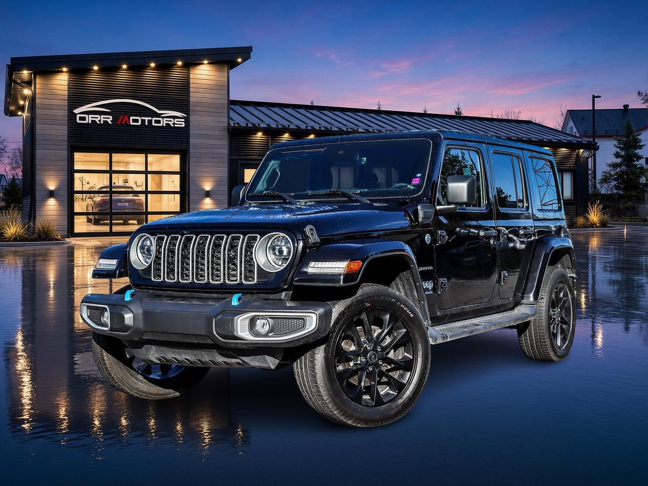 Black 2024 Jeep Wrangler 4xe SUV / Crossover Four-Wheel Drive 8-Speed Automatic