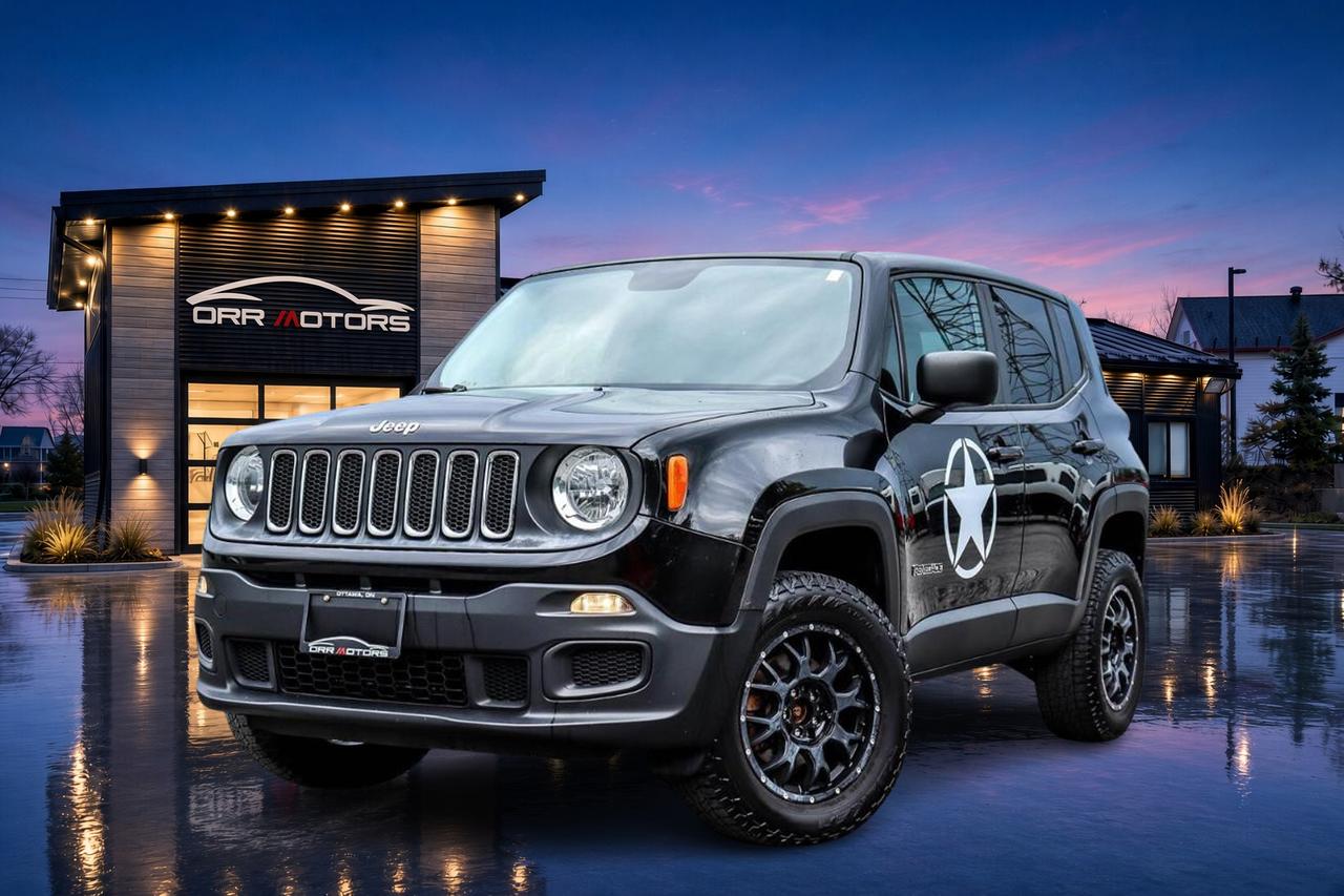 Black 2016 Jeep Renegade SUV / Crossover Four-Wheel Drive Automatic