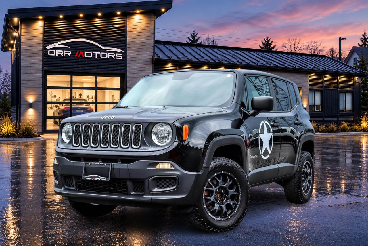 Black 2016 Jeep Renegade SUV / Crossover Four-Wheel Drive Automatic