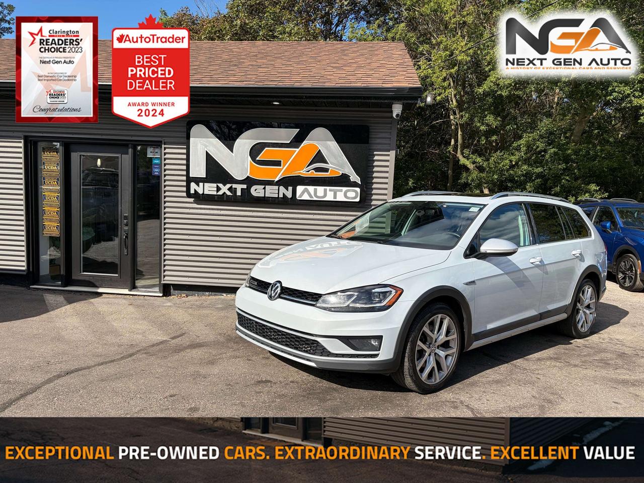 2019 Volkswagen Golf Highline 1.8 TSI Pano Roof Leatherette Clean CARFA Photo0