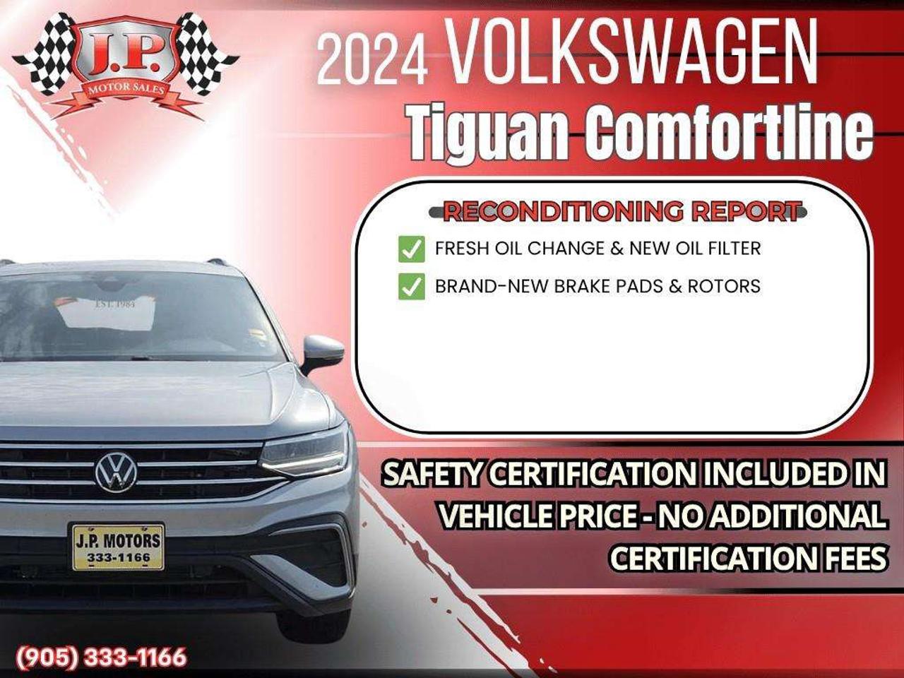 2024 Volkswagen Tiguan Comfortline Apple CarPlay & Android Auto • Built-In Wi-Fi Hotspot • Remote Start System • Heated Front Seats • Power Driv Photo2