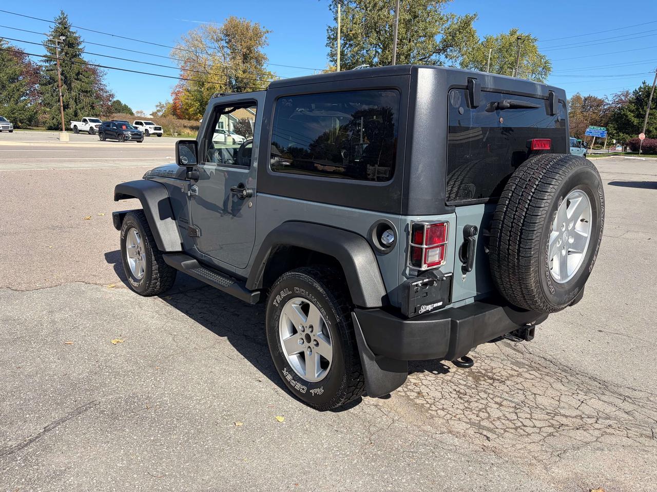 2014 Jeep Wrangler SPORT/4X4/MANUAL/HARD TOP/ONLY 84K KMS/CALL PICTON Photo3