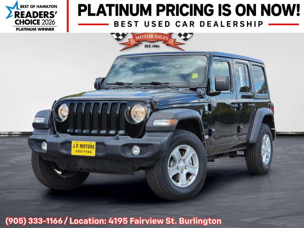 2021 Jeep Wrangler Sport Backup Camera • Alloy Wheels • Cruise Control • Bluetooth Connection • Air Conditioning Photo0