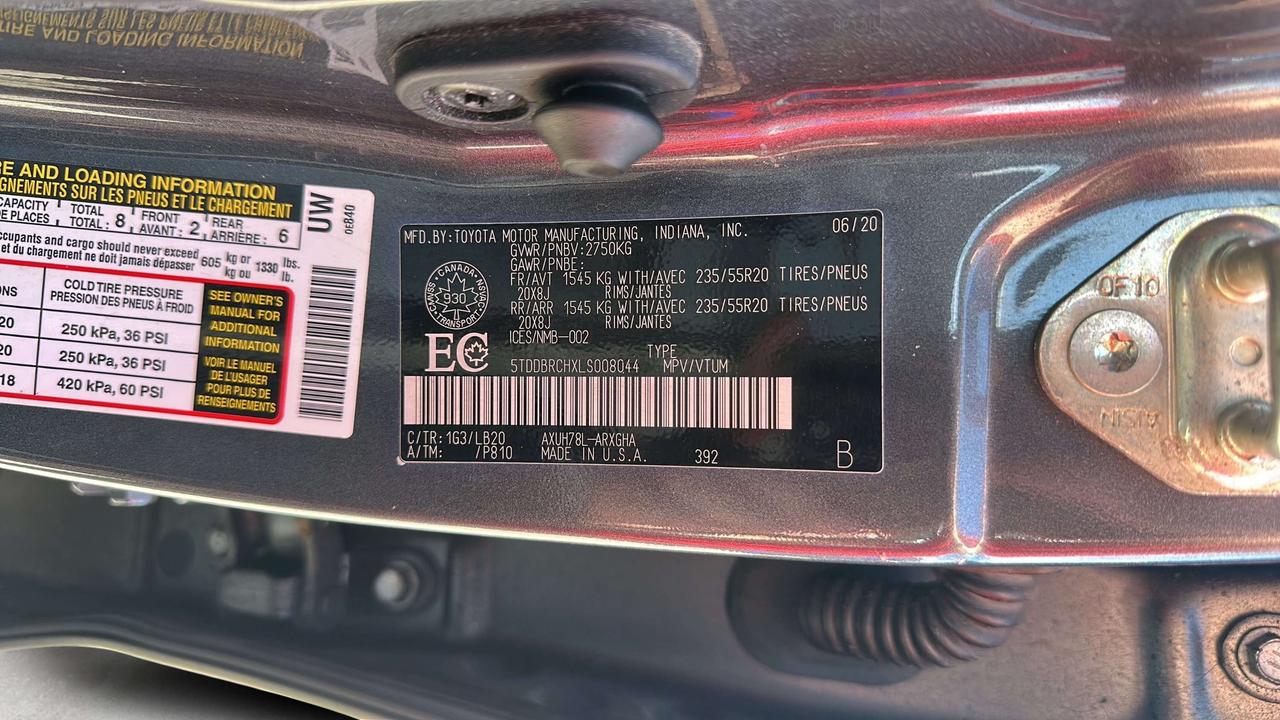 2020 Toyota Highlander LIMITED  Photo