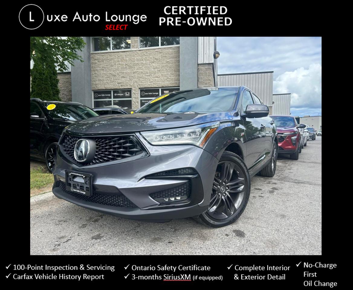 2021 Acura RDX A-Spec - HEATED/COOLED SEATS, MOONROOF, AWD!
