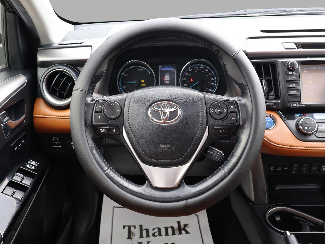 2016 Toyota RAV4 Hybrid LIMITED AWD HYBRID CERTIFIED *SERVICE RECORDS*2ND WINTER* CAMERA NAV BLUETOOTH LEATHER HEATED SEATS SUNROOF CRUISE ALLOYS Photo