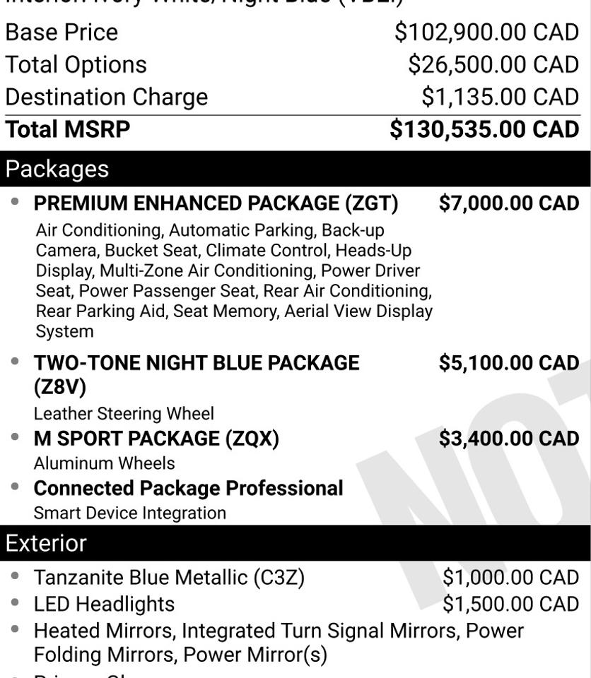 2021 BMW X7 XDRIVE40I | M-SPORT | PREMIUM ENHANCED PKG | 22 IN Photo