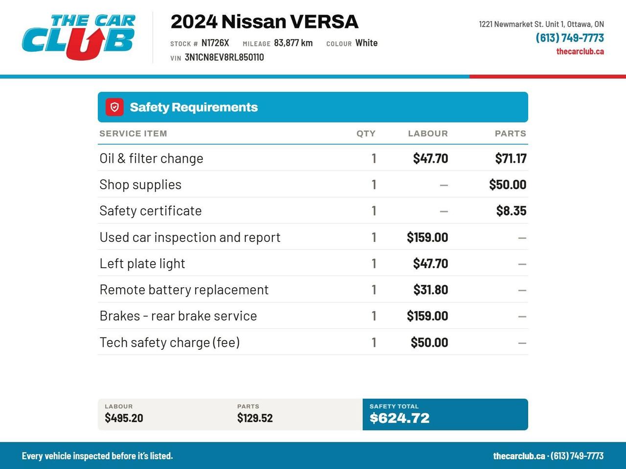 2024 Nissan Versa SV
