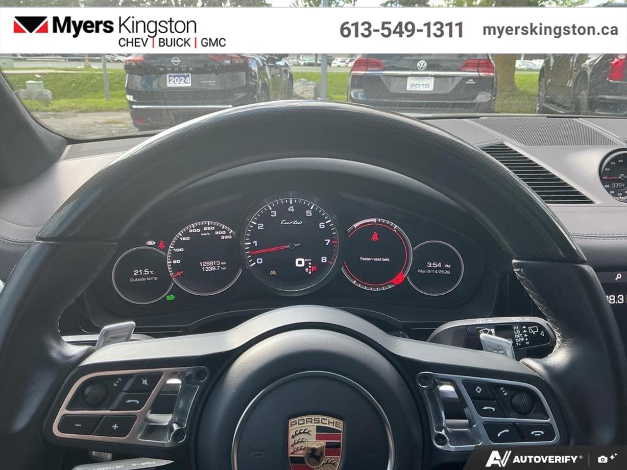 2019 Porsche Cayenne Turbo AWD  - Navigation -  Leather Seats - $482 B/W Photo
