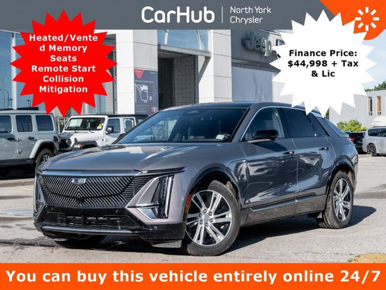 2024 Cadillac LYRIQ Tech Fully Electric | Panoramic Roof | Heated Seats | Navigation | Wireless Connection Photo0