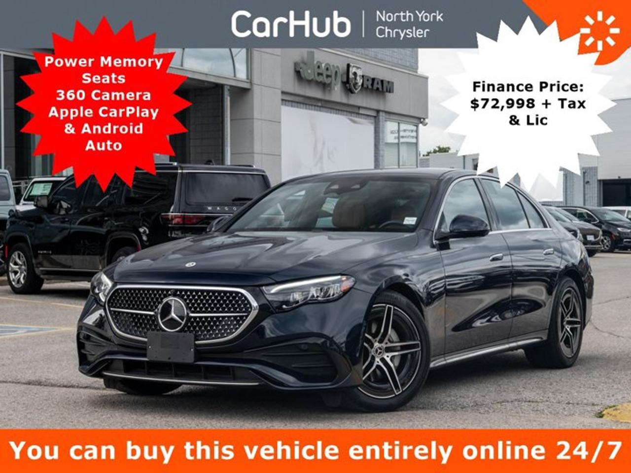 2026 Mercedes-Benz E350 4MATIC 2.0L Turbo Mild Hybrid | Panoramic Roof | 360(0) Camera | Navigation | Automatic Parking Photo